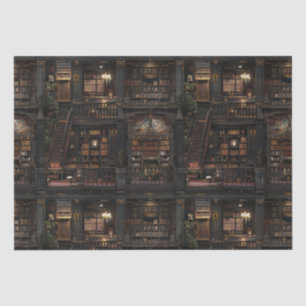 Papel De Seda Vitoriana Gothic Dollshouse Dark Academia