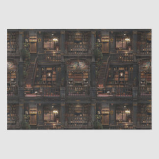 Papel De Seda Vitoriana Gothic Dollshouse Dark Academia