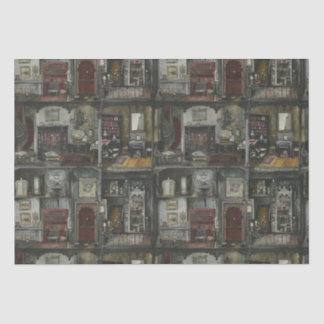 Papel De Seda Vitoriana Gothic Dollshouse Dark Academia