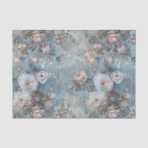 Papel De Seda Vitoriano Shabby Chic Flores Pintadas Decoupage