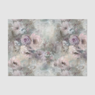 Papel De Seda Vitoriano Shabby Chic Flores Pintadas Decoupage