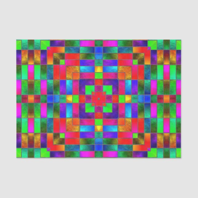 Papel De Seda Vitral 6 (Frente )