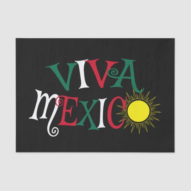 Papel De Seda Viva México (Frente )