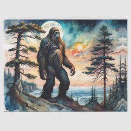 Papel De Seda Vivendo em Montanha Sasquatch de Grande Tamanho
