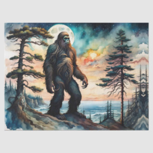 Papel De Seda Vivendo em Montanha Sasquatch de Grande Tamanho