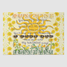 Papel De Seda Você É Meu Sol 