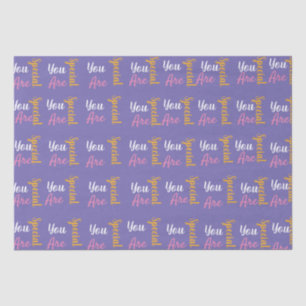 Papel De Seda Você é um unicórnio especial