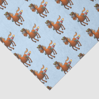 Papel De Seda Voo de Aniversário do Rocket Pony