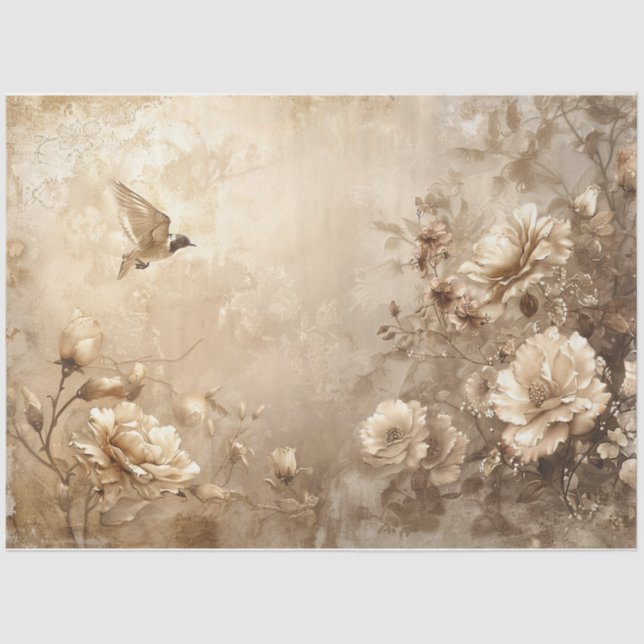 Papel De Seda voo de ouro (Frente )