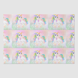 Papel De Seda Voz mágica de cavaleiros magros de unicórnios