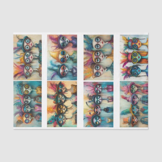 Papel De Seda Wackadoodle Scrapbooking DIY 10x15 = 5 x 3,25 (Frente )