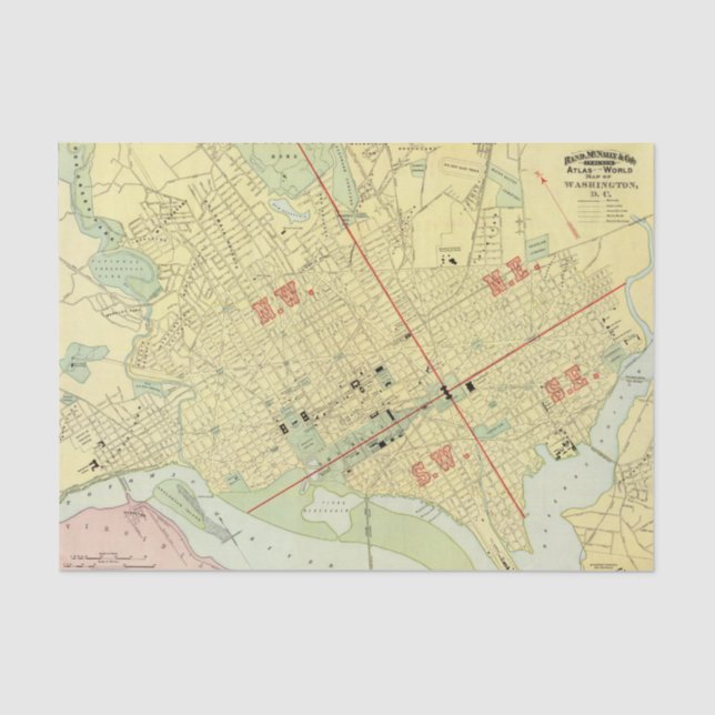 Papel De Seda Washington, C.C. (Frente )
