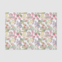 Watercolor Autumn Deixa A Natureza Botânica