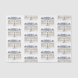 Papel De Seda Watercolor English Manor Estate Wedding