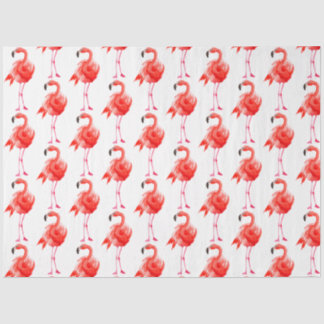 Papel De Seda Watercolor Flamingo Series Design 14