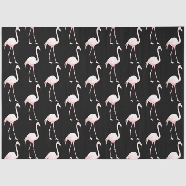 Papel De Seda Watercolor Flamingo Series Design 20 (Frente )