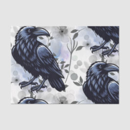 Papel De Seda Watercolor Flowers Floral Raven Botanicals