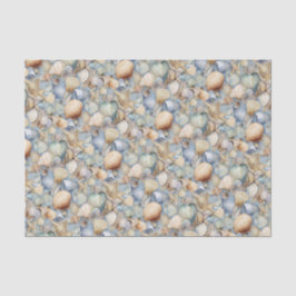 Papel De Seda Watercolor Seashells