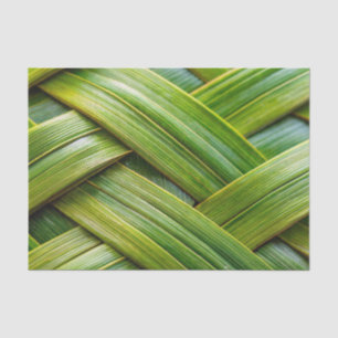 Papel De Seda Weave verde fresca de bambu