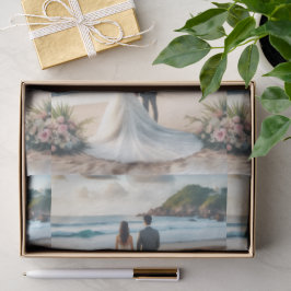 Papel De Seda Wedding Beach Couple