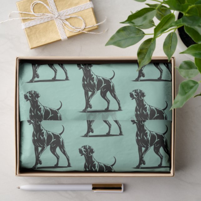 Papel De Seda weimaraner  (Presente)