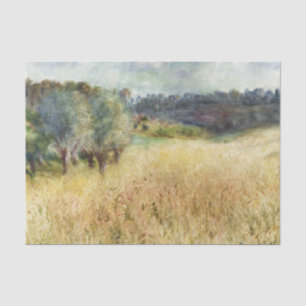 Papel De Seda Wheatfield por Auguste Renoir