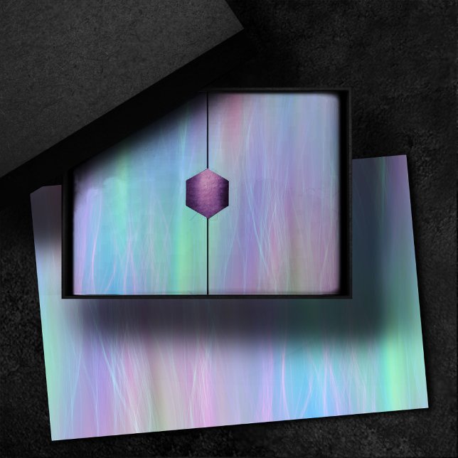 Papel De Seda Whimsical Wisps | Holo Fairy Pastel Rainbow Ombre (Criador carregado)