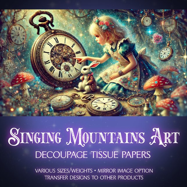 Papel De Seda Whimsical Wonderland Watts Toadstools (Criador carregado)