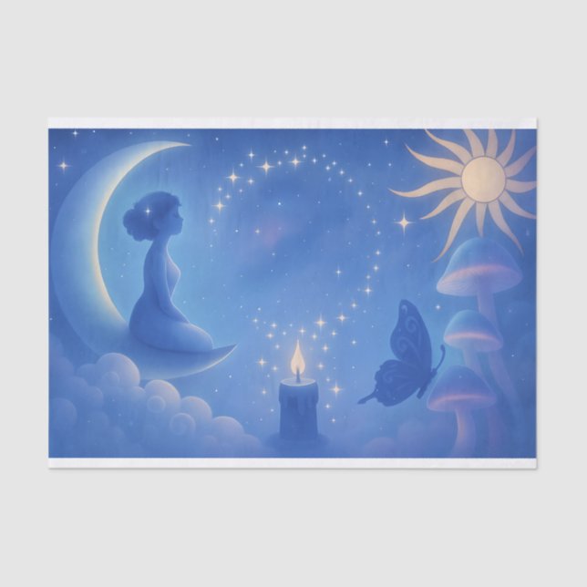 Papel De Seda Whispers Of The Moon (Frente )