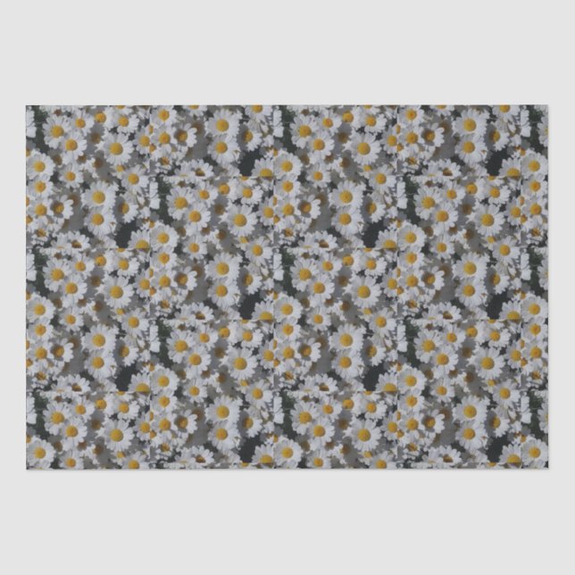 Papel De Seda White Daisies (Frente )
