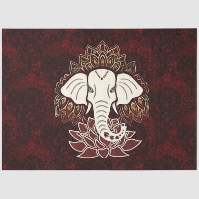 Papel De Seda White Elephant A Tissue Paper (Frente )