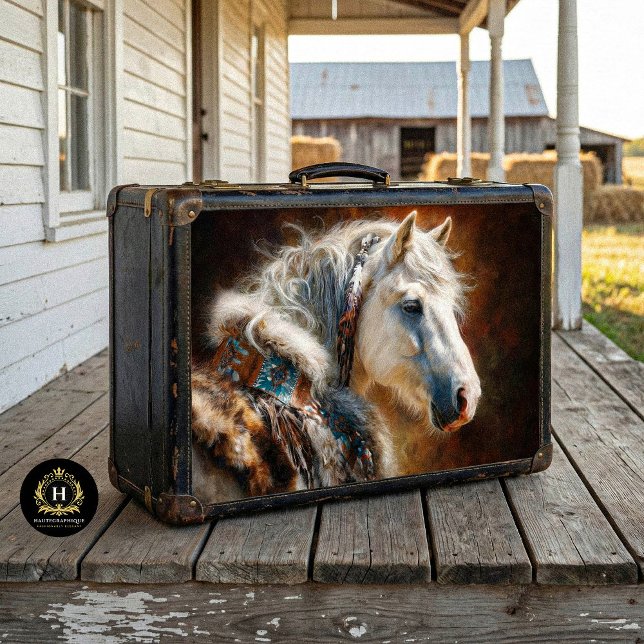 Papel De Seda White Stallion Western Furniture Decoupage (Criador carregado)