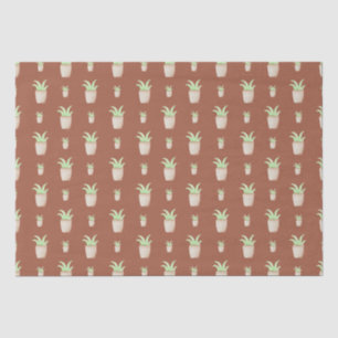 Papel De Seda Wild Cactus Pattern
