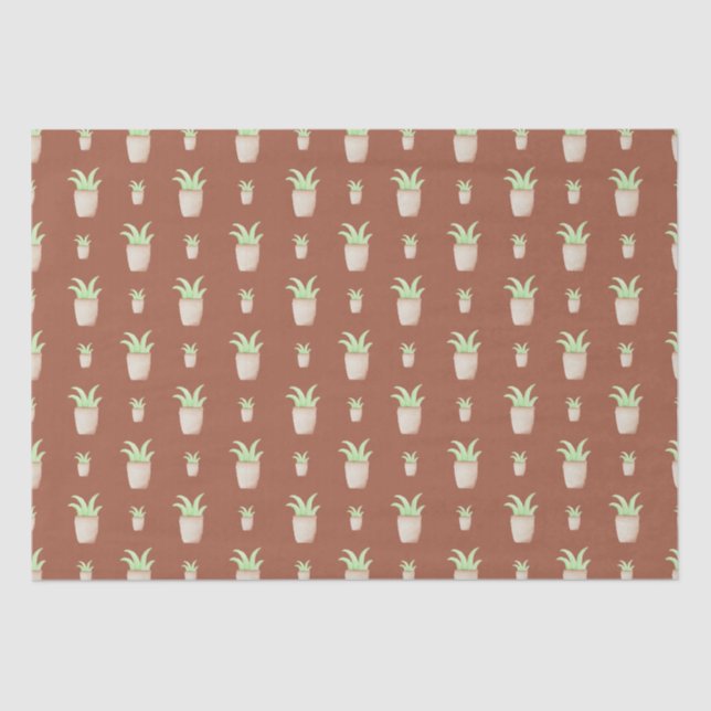 Papel De Seda Wild Cactus Pattern (Frente )