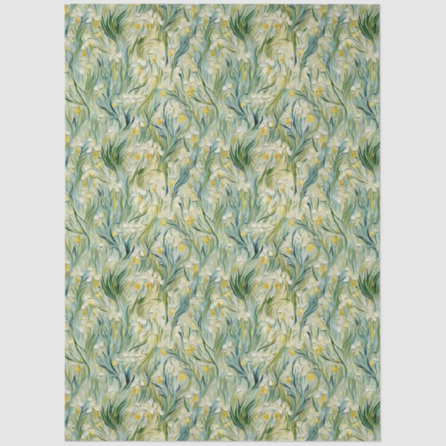Papel De Seda Wild Iris Ivory - Livro Verde Amarelo (Frente )