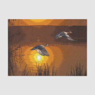 Papel De Seda Wilderness Sunset Duck