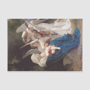 Papel De Seda William Adolphe Bouguereau  Música dos anjos