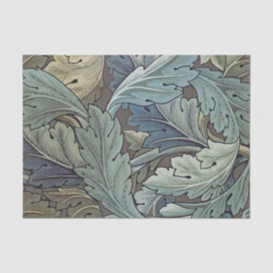 Papel De Seda William Morris Acanthus Sage Flor de Floral Botâni