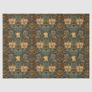 Papel De Seda William Morris Antique Honeysuckle Padrão Floral