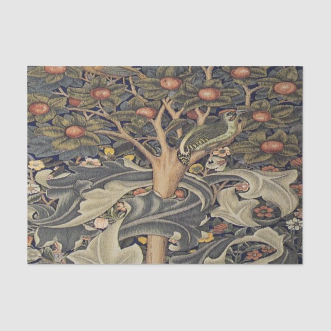 Papel De Seda William Morris bela obra de arte nouveau, William (Frente )