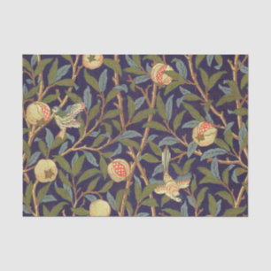 Papel De Seda William Morris Bird E Pomegranate Vintage Floral
