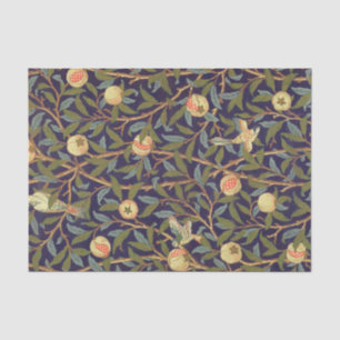 Papel De Seda William Morris Bird E Pomegranate Vintage Floral