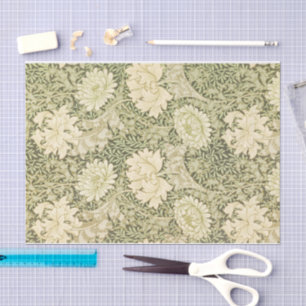 Papel De Seda William Morris Chrysanthemum Decoupage Paper