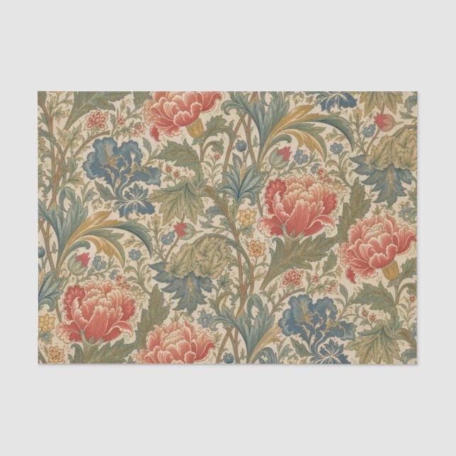 Papel De Seda William Morris Floral Chintz (Frente )