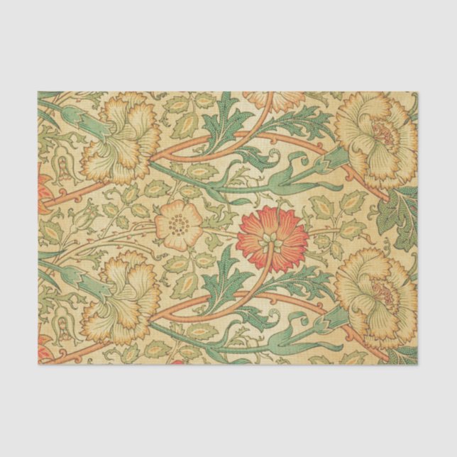 Papel De Seda William Morris FLORAL PATERN Tissue Paper (Frente )