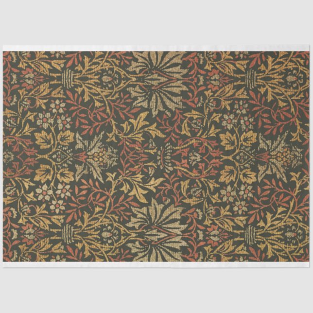 Papel De Seda William Morris Flower Garden Tapeçaria (Frente )