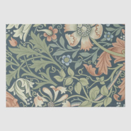 Papel De Seda William Morris Green Leicester Vintage Art Nouveau