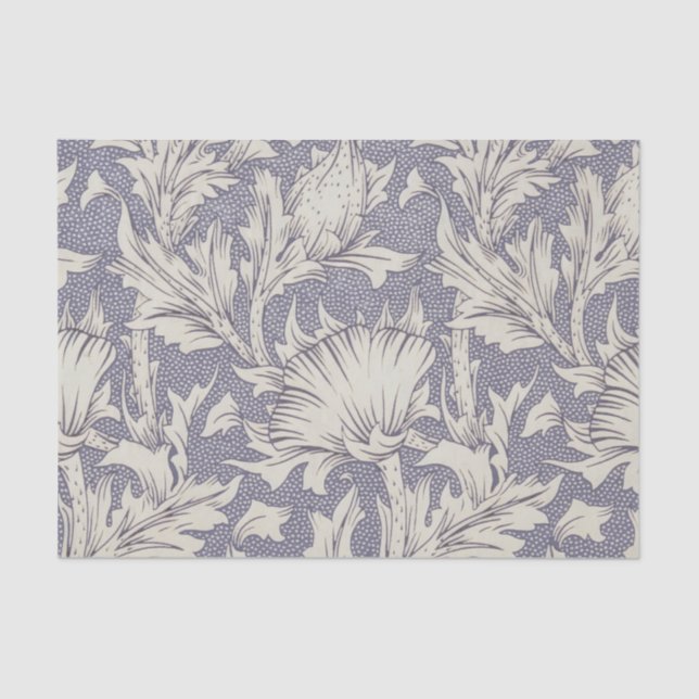 Papel De Seda William Morris Horn Poppy Classic Floral (Frente )