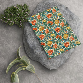 Papel De Seda William Morris inspirou terracotta pastel azul