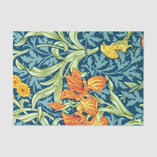 Papel De Seda William Morris - Iris (Frente )